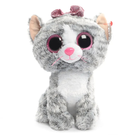Ty. Beanie Boos kiki gato gris med.