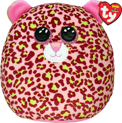 Ty. Squish-A-Boos Laínez leopardo rosa 10~