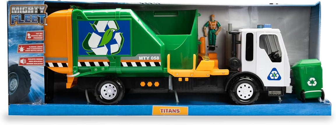 Mighty fleet. Titanes camión de basura