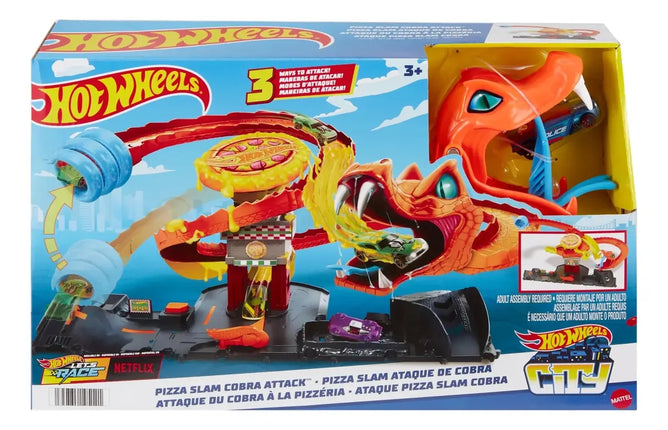 HOT WHEELS. CITY PIZZA SLAM COBRA ATTACK
