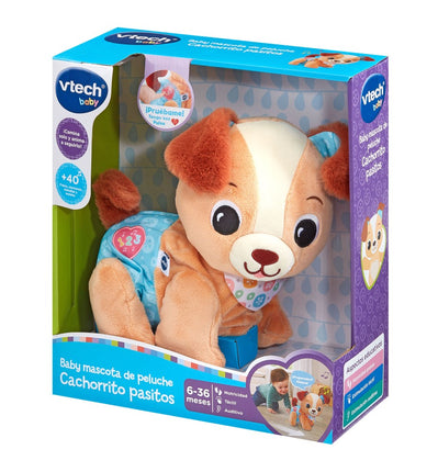 BABY MASCOTA DE PELUCHE CACHORRITO PASITOS