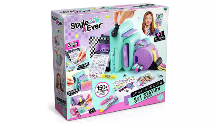 Style 4 ever. Diario/scrapbooking estudio 3 en 1 +150 accesorios
