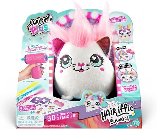 AIRBRUSH PLUSH. HAIR IFFIC SQUISHY
