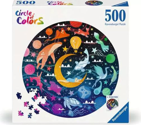 ROMPECABEZA 500PZ CIRCULO DE COLORES SUEÑOS