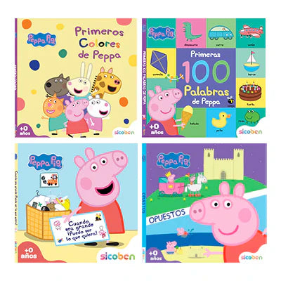 Aprendo con pepa pig (4 títulos)