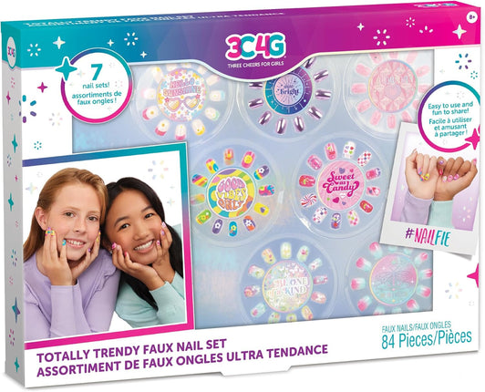 JUEGO DE UÑAS POSTIZAS TOTALMENTE DE MODA