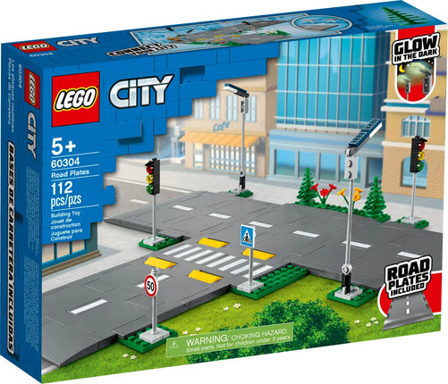City. Road plate