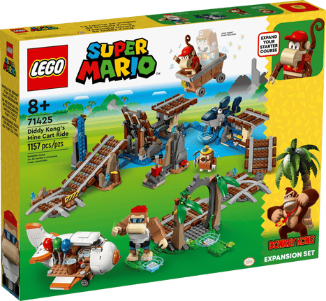 SUPER MARIO. DIDDY KONG'S MINE CART RIDE