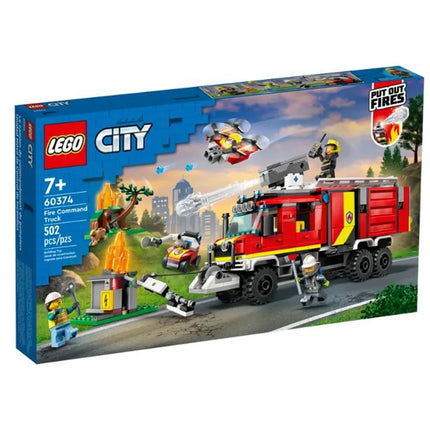 City. Fire command truck