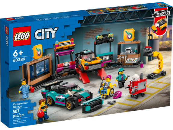 City. Custom Car Garage