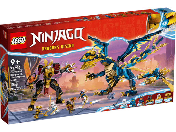 NINJAGO. ELEMENTAL DRAGON VS THE EMPRESS