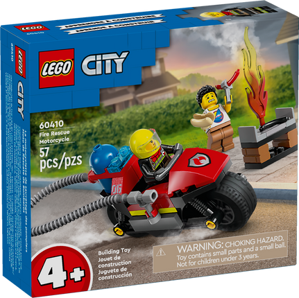 City. Fire rescue motorcycle