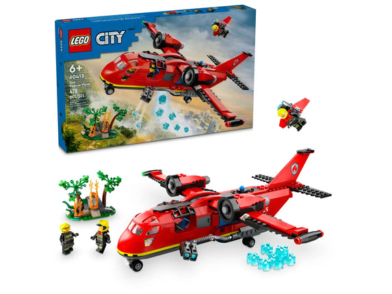 City. Fire rescue plane