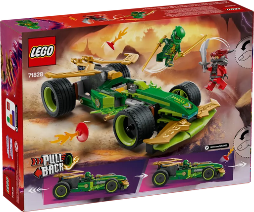 Ninjago. Lloyd's pull-back race car