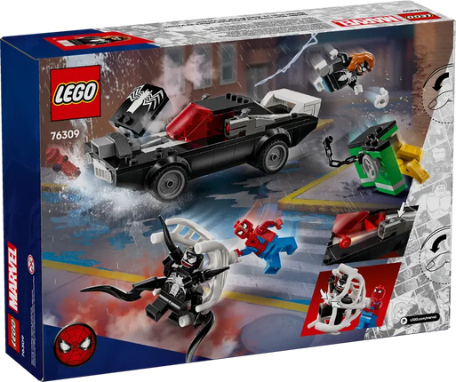 Marvel. Spider-man vs venom muscle car