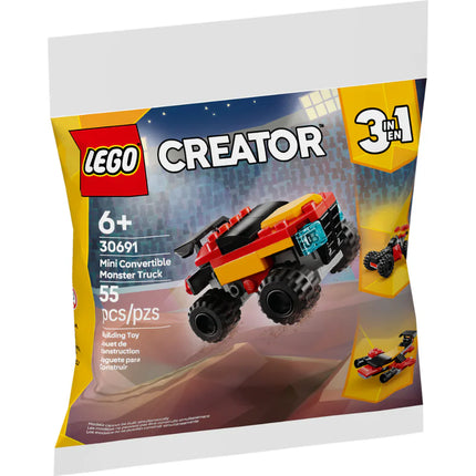 Bag. Creator mini convertible monster truck 3 in 1