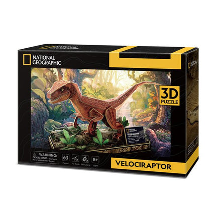 Puzzle 3d. Velociraptor nata geo