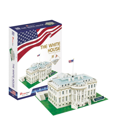 Puzzle 3d. The white house c 64 pzs