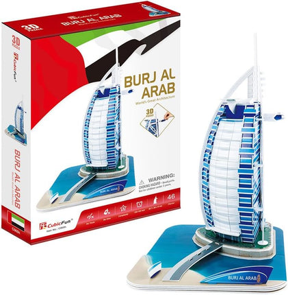 Puzzle 3D. Burjal Arab 37 Pcs