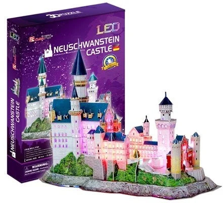 Puzzle 3d. Neuschwanstein castre l