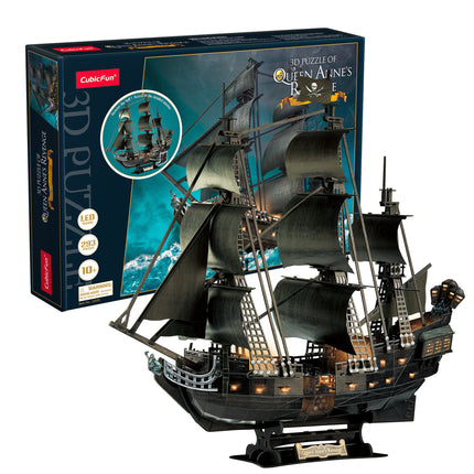 Puzzle 3d. Queen Anne's revende LED