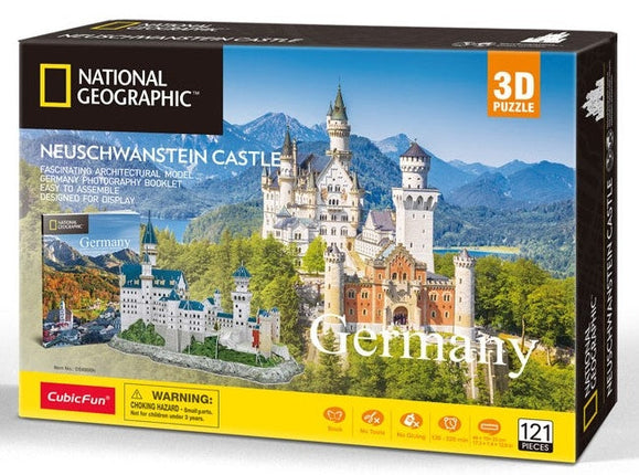 Puzzle 3d. Neuschwanstein castre nata geo