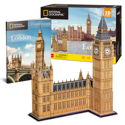 Puzzle 3d. Big Ben nata geo