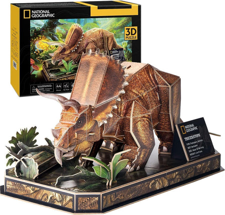 Puzzle 3D. Triceratops Nat Geo