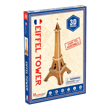 Puzzle 3d. Eiffel tower 20 pzs