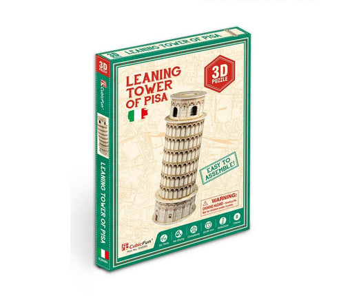 Puzzle 3D. Tower Of Pisa (Italy) Small 8Pzs