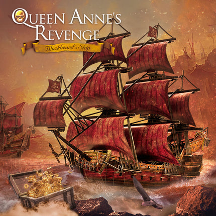 PUZZLE 3D. QUEENANNE'S REVENGE ANNIVERSARY