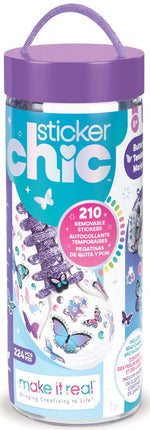 Sticker chic: mariposas brillantes 224 paz