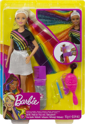 Barbie. Peinados arcoíris