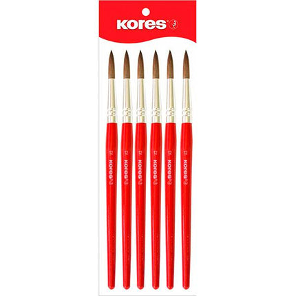 Pincel. Escolar (Negro) N°12 X Unidad