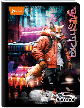 Libreta. Summer masculino 100h cuadriculado