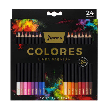 Colores. Norma premium 24 col