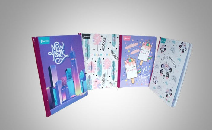 Libreta. Cosida 100h med cuadricul. X-presar