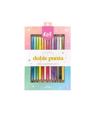 Colores. Kiut Doble Punta (13X2=26Col)