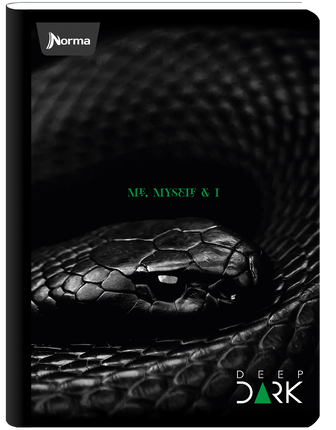 Libreta. Deep dark cosida 100h linea