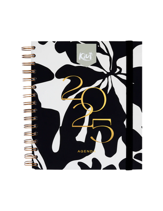 Agenda. Kit Premiun 2025 Black and White