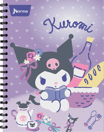 LIBRETA. KUROMI <6MATER.> ARGOLLADA MED 150H