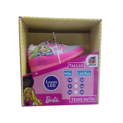 Zapato patín. Barbie talla 32 con luz