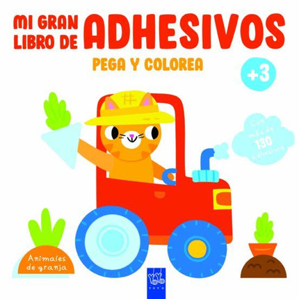 Mi gran libro de adhesivos. Animales de gran a
