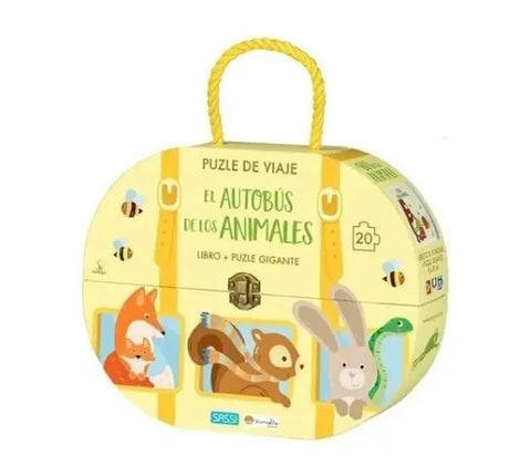 El autobús de los animales (puzle viajé)