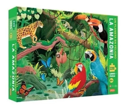 La Amazonia (libro+puzle-220 pzas)