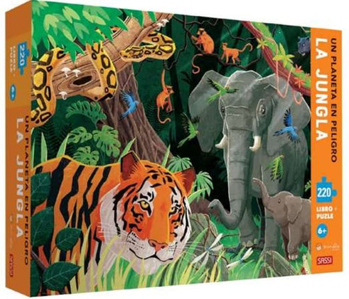 La jungla (libro+puzle-220 pzas)