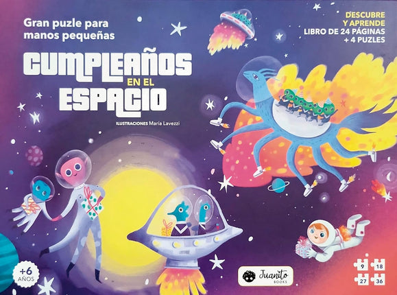 Cumpleaños en el espacio (puzle superpuesto)