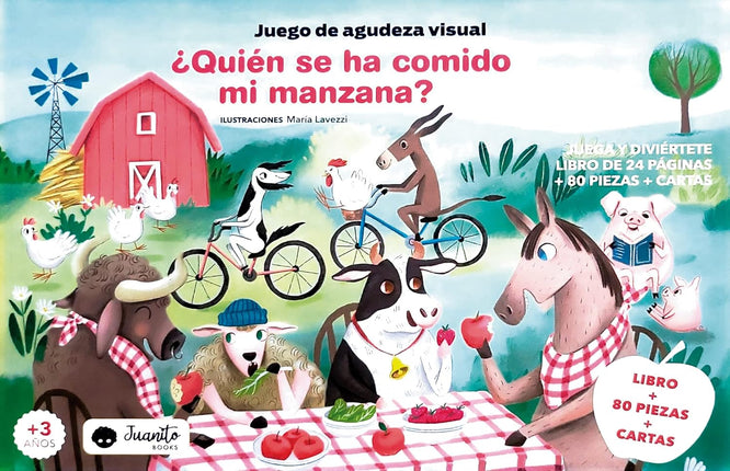 ¿Quién se ha comido mi manzana? Juego de agudeza visual