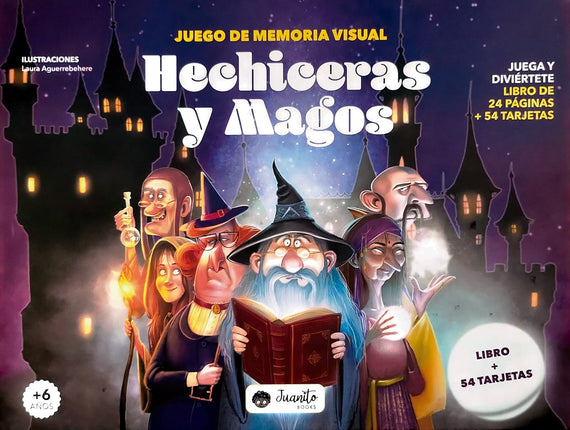 Hechiceras y magos (libro+54 tjtas)