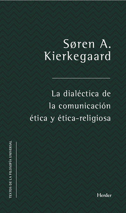 LA DIALECTICA DE LA COMUNICACION ETICA/ETICA